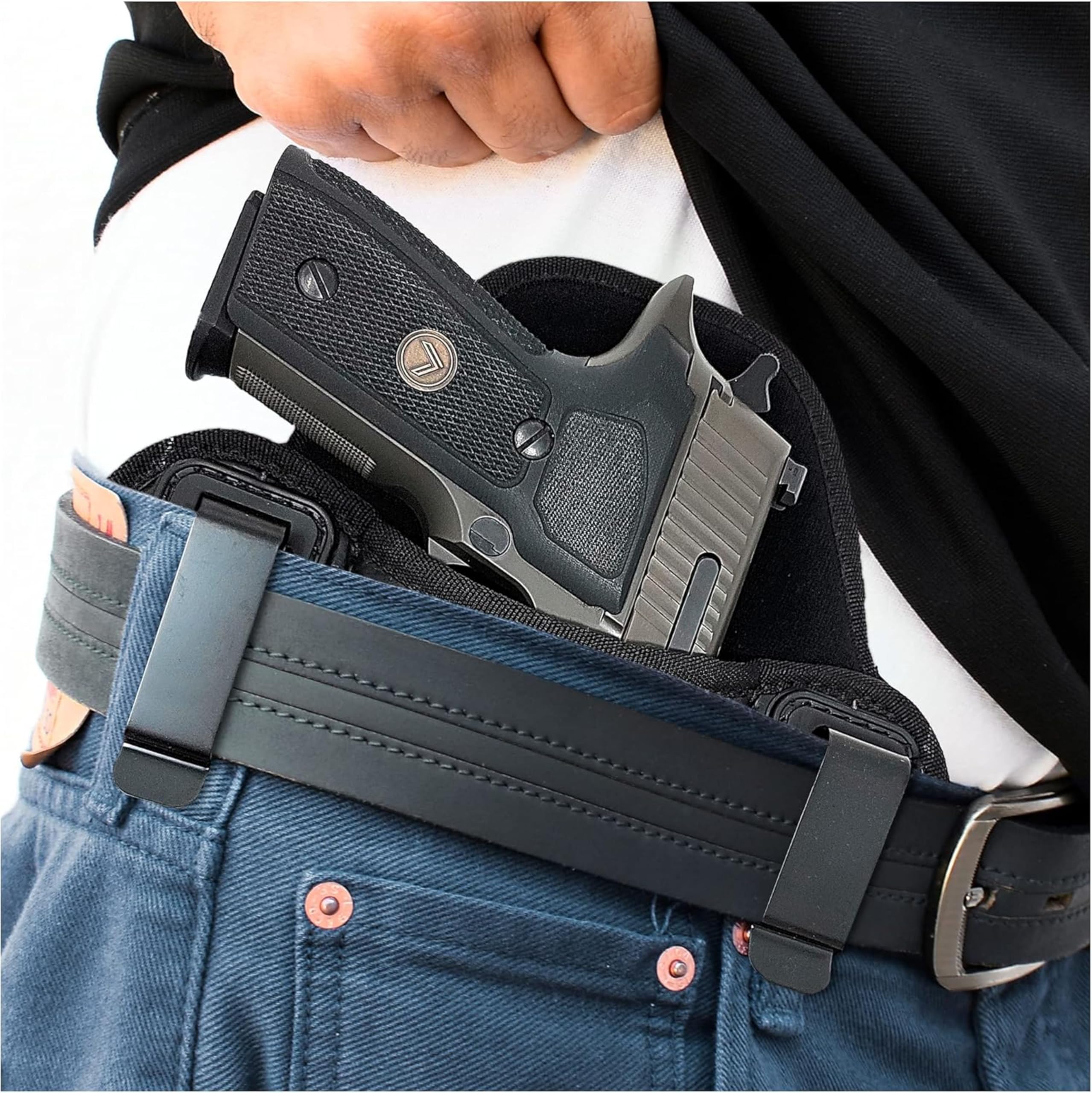 Amazon.com : Houston Gun Holsters Tactical Pancake Holster, Glk 19